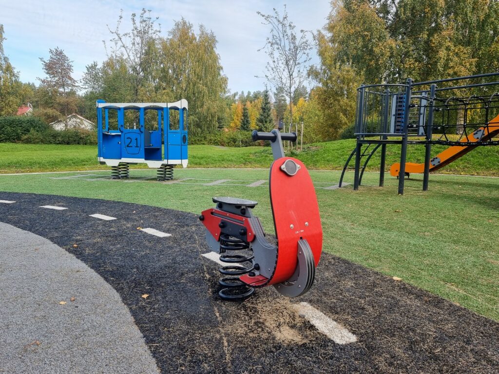 Ajopelin leikkipuisto, Oulu, 2021